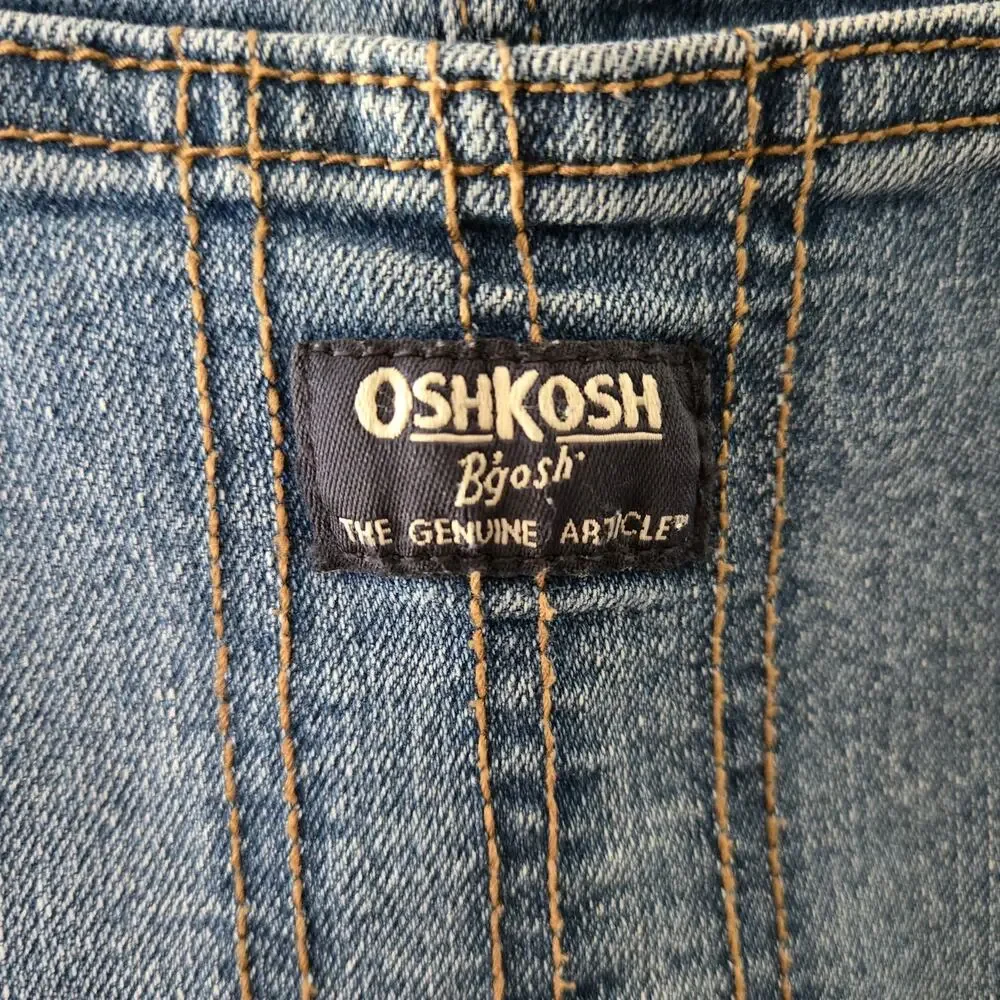 OshKosh Kids Denim Carpenter Overalls in Size 5 Toddler Durable All Season